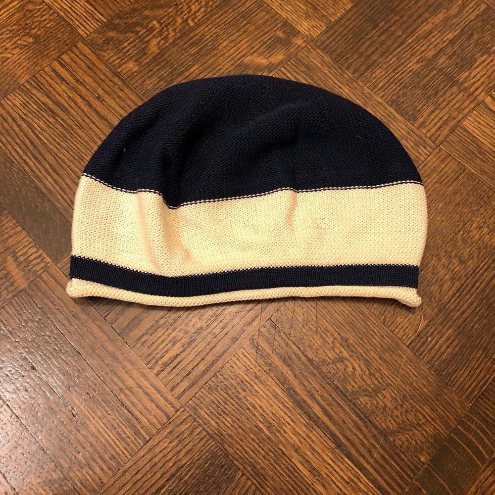 Giorgio Armani Cotton Knit Beanie - AUTHENTIC